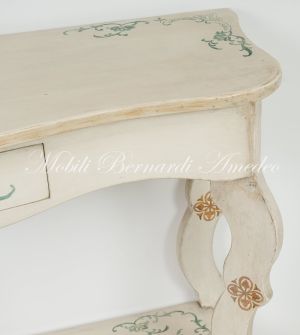 OC287 Consol Laccata Decori Legno Massello 06